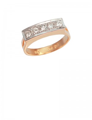 0.39ct Diamond 18K Gold Ring