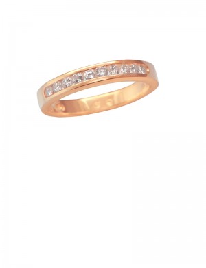 0.21ct Diamond 18K Gold Band