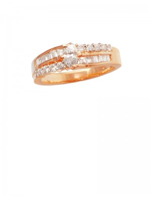 0.46ct Diamond 18K Yellow Gold Ring