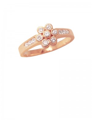 0.43ct Diamond 18K Gold Ring