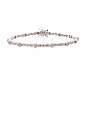 0.31ct Diamond 18K Gold Bracelet