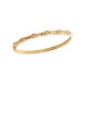 0.24ct Diamond 18K Gold Bangle