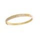 1.03ct Diamond 18K Gold Bangle 