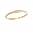 1.04ct Diamond 20K Gold Bangle