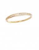 1.36ct Diamond 18K Gold Bangle