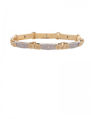 0.31ct Diamond 18K Gold Bracelet