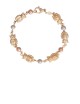 9.24gram 18K Tri Color Gold Braclet