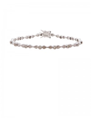 0.37ct Diamond 18K Gold Bracelet