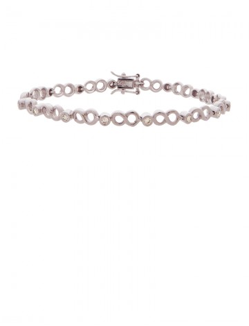 0.35ct Diamond 18K Gold Bracelet