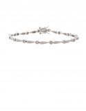 0.33ct Diamond 18K Gold Bracelet 