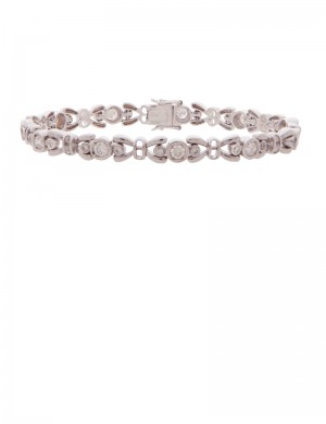 1.38ct Diamond 18K Gold Braacelet
