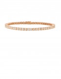 6.12ct Diamond 18K Gold Tenis bracelet