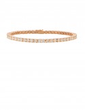 6.12ct Diamond 18K Gold Tennis bracelet