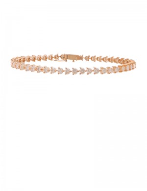 4.23ct Diamond 18K Gold Bracelet