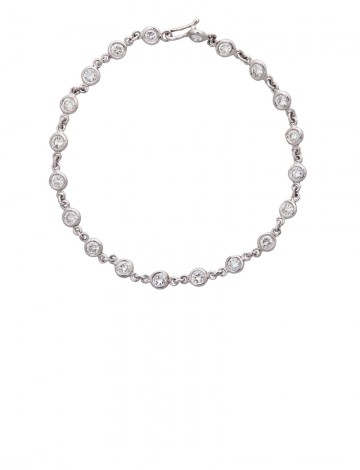 1.58ct Diamond 18K White Gold Bracelet