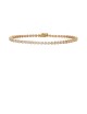 3.21ct Diamond 18K Yellow Gold Tennis Bracelet