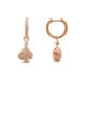 0.57ct Diamond 18K Gold Earrings