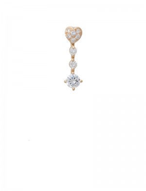 0.52ct Diamond 18K Gold Pendant