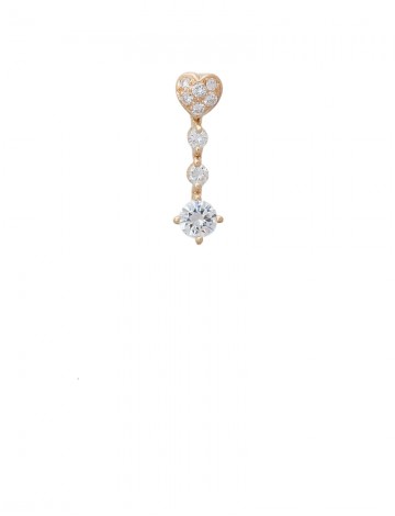 0.52ct Diamond 18K Gold Pendant