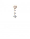 0.52ct Diamond 18K Gold Pendant