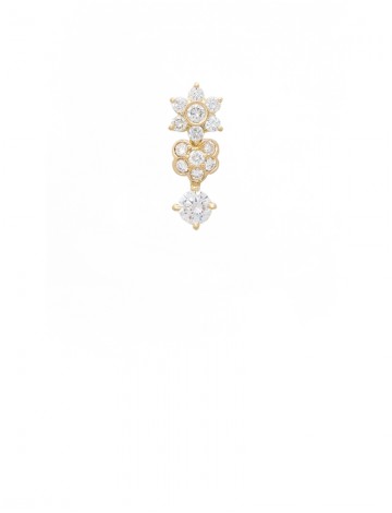 0.74ct Diamond 18K Gold Pendant