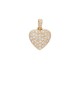 0.63ct Diamond 18K Gold Heart Shaped Pendant