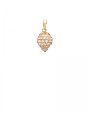 1.00ct Diamond 18K Gold Charm/Pendant