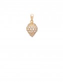 1.00ct Diamond 18K Gold Charm/Pendant