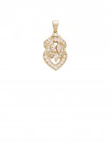 1.10ct Diamond 18K Gold Pendant