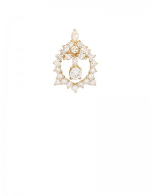 2.35ct Diamond 18K Gold Pendant