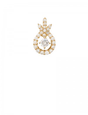 1.62ct Diamond 18K Gold Pendant