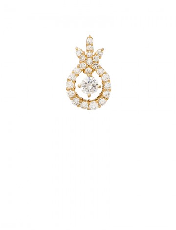 1.62ct Diamond 18K Gold Pendant