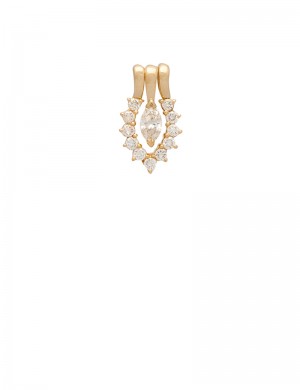 1.01ct Diamond 18K Gold Pendant