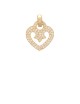 0.61ct Diamond 18K Yellow Gold Pendant