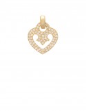 0.61ct Diamond 18K Yellow Gold Pendant