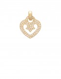 0.61ct Diamond 18K Yellow Gold Pendant